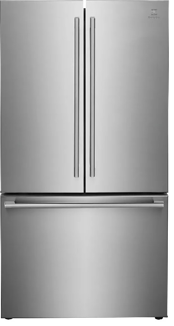 Front view of the Electrolux ERFG2393AS French door refrigerator 