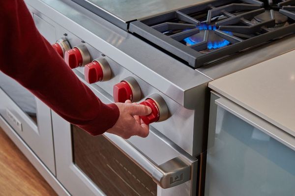 Turning on a Wolf Gas Range