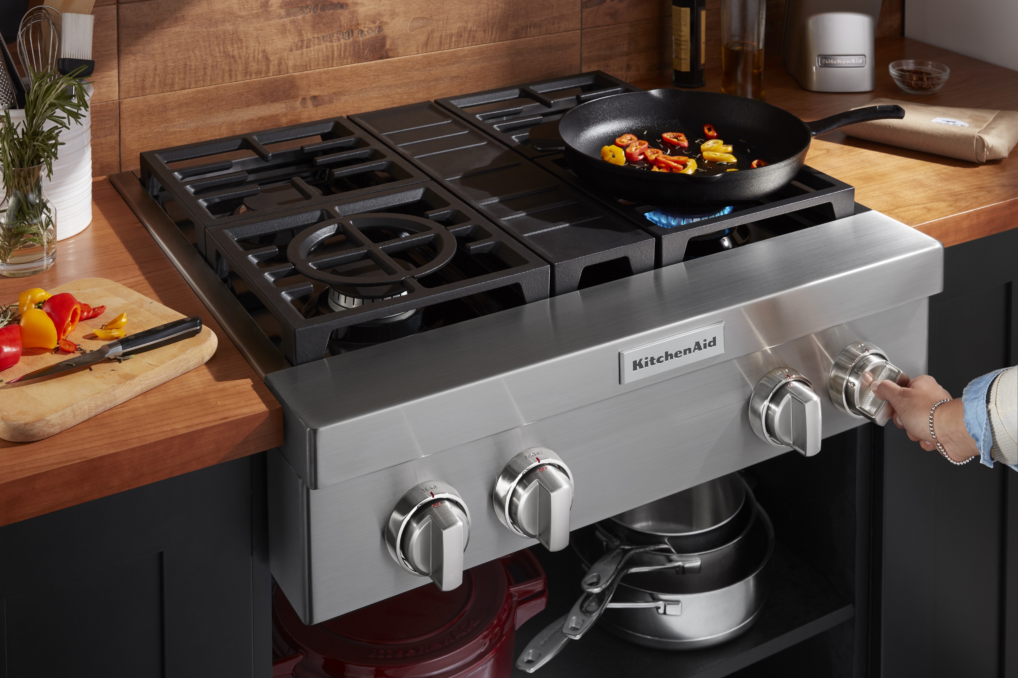 KitchenAid KCGC500JSS gas rangetop