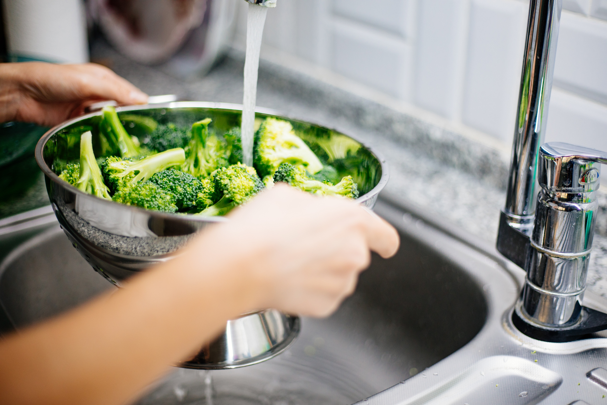 Cleaning Broccoli
