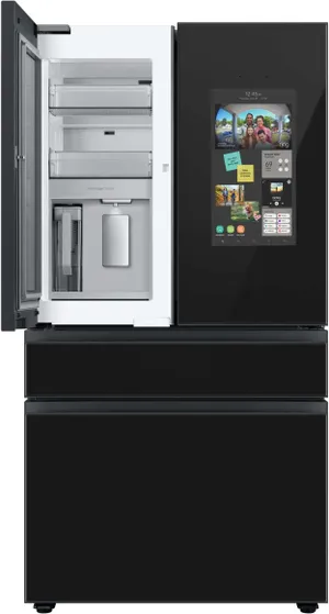 Samsung Bespoke Custom Glass Charcoal Refrigerator