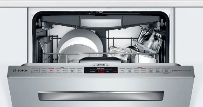 Bosch dishwasher interior 