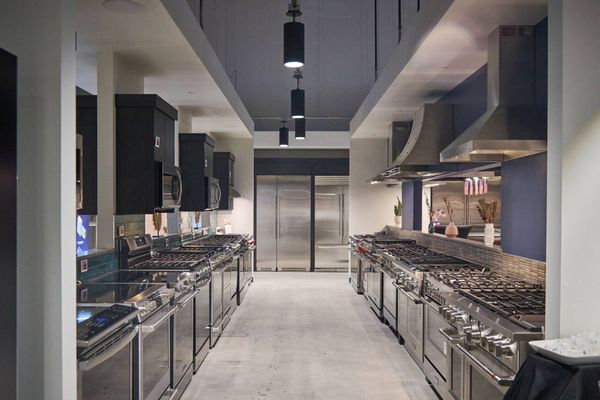 A variety of appliances in a Specialty Appliance store 