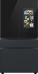 Front view of the Samsung Bespoke Family Hub French door refrigerator 