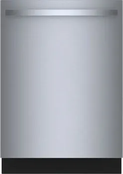 Front view of the Bosch 500 Series SHX65CM5N dishwasher 