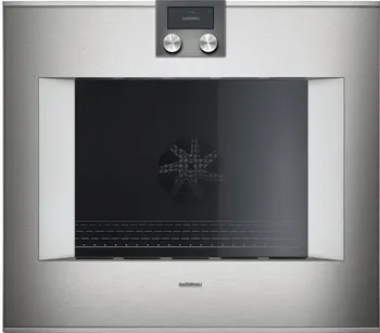 Front view of the Gaggenau 400 series oven 