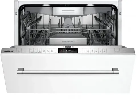 Front view of the Gaggenau 200 series dishwasher 
