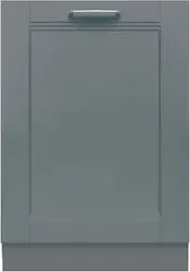 Front view of the Thermador Sapphire panel ready dishwasher 