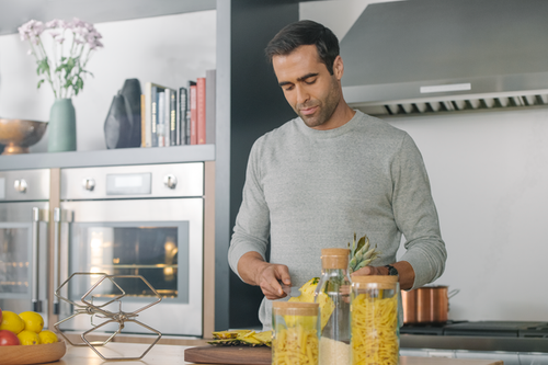 Man Standing in Front of Thermador Appliances