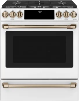 Front view of the Cafe CGS700P4MW2 range 