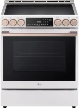 Front view of the LG Studio LSIS6338NE range 