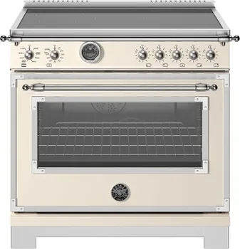 Front view of the Bertazzoni Heritage Series HER365ICFEPAVT range 