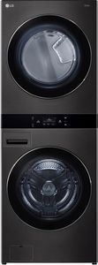 Front view of the LG WKGX301HBA washer and dryer 