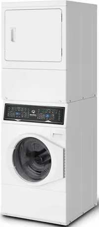 Speed Queen Stacked White Washer and Dryer