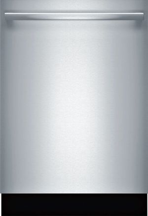 Front view of Bosch 800 Series SHXM78Z55N dishwasher