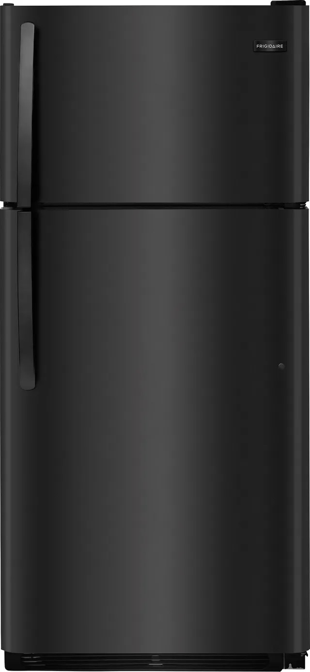 Front view of Frigidaire FFTR1814TB top freezer refrigerator 