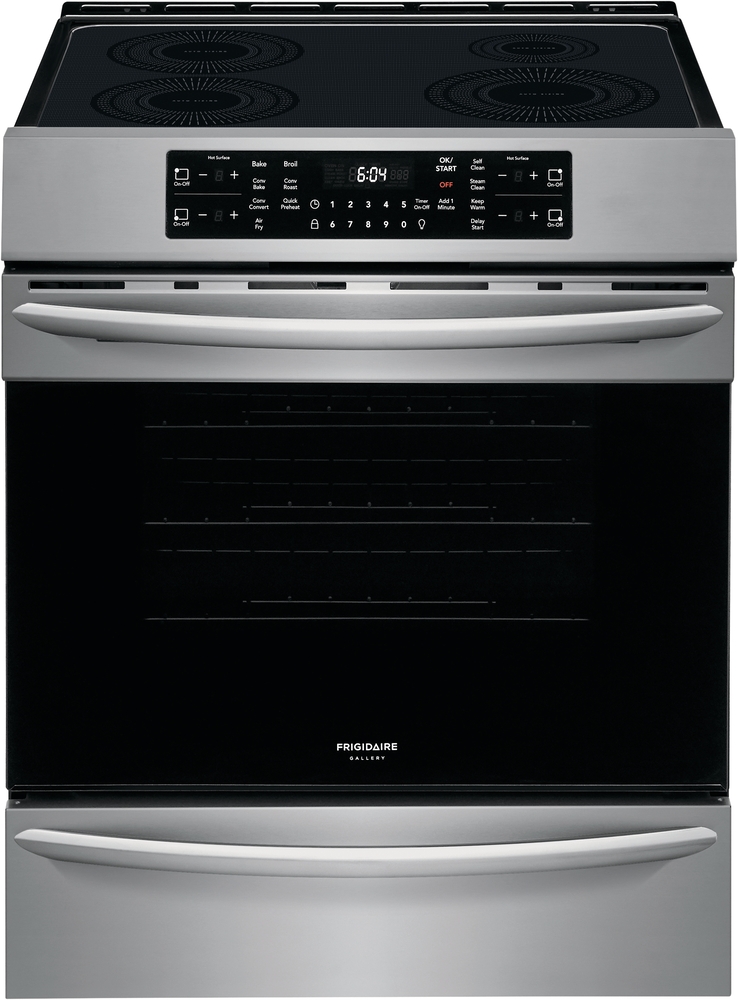 front control induction range
