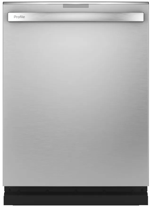 Front view of GE Profile PDT715SYNFS dishwasher 