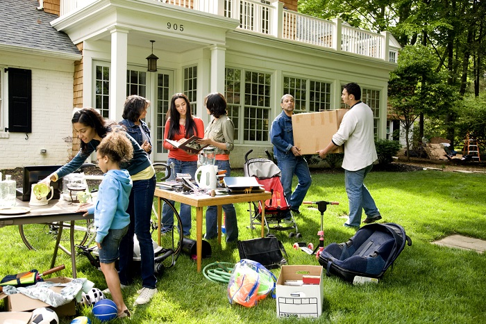 large yard sale