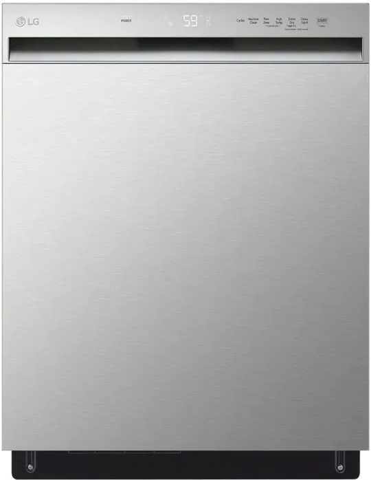 Front view of LG LDFN3432T dishwasher 