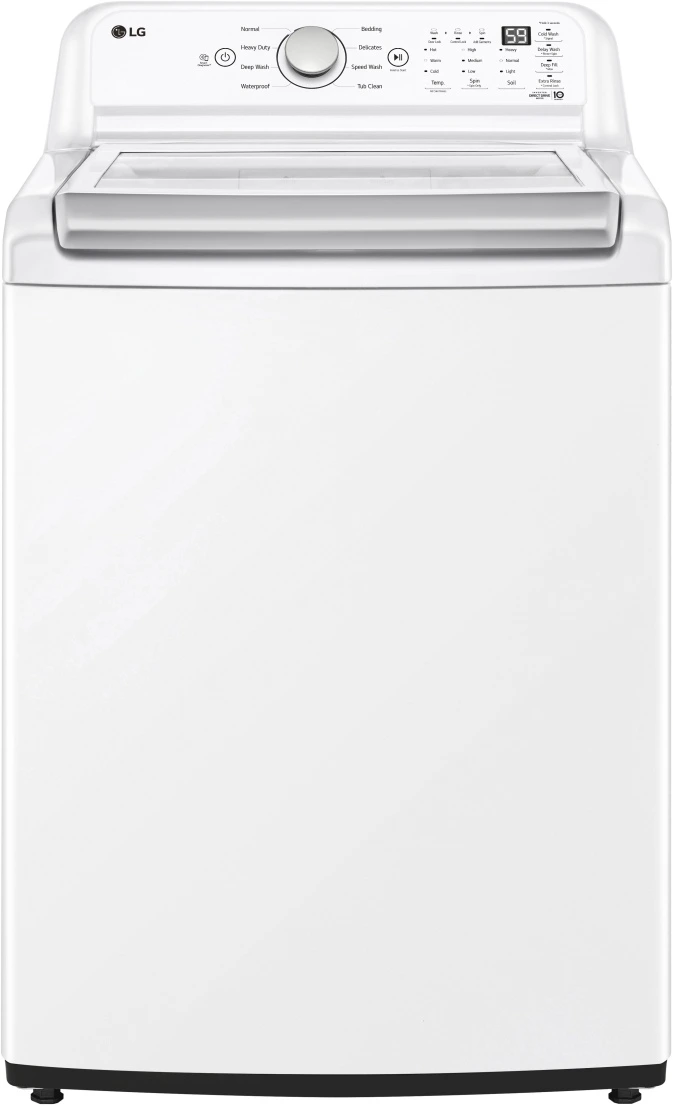 LG white top load washers