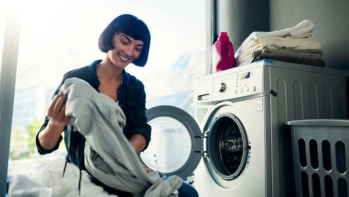 doing laundry