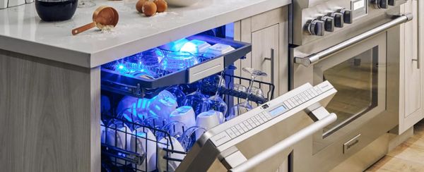 Kitchen showcasing Thermador dishwasher
