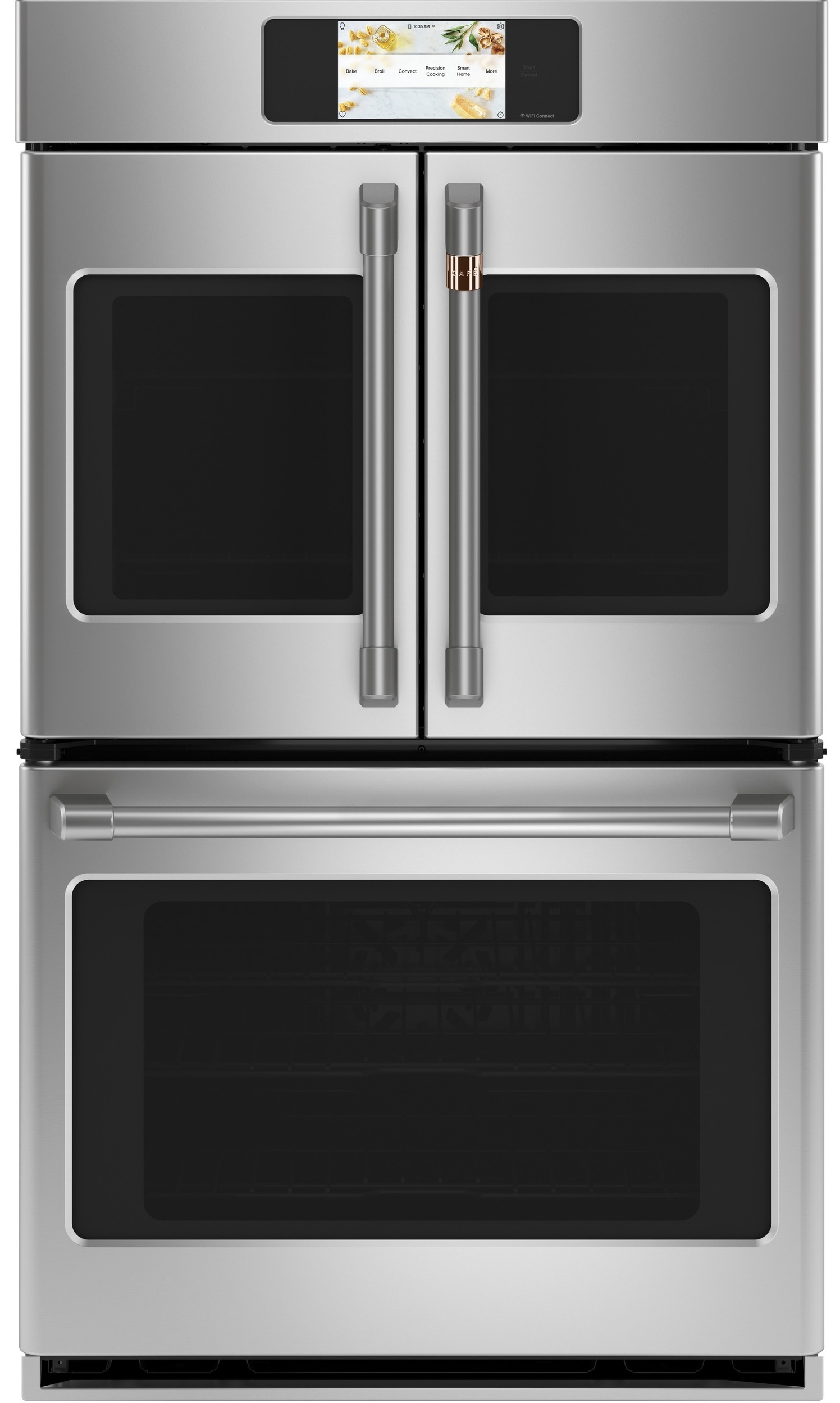 stainless steel French-door convection oven