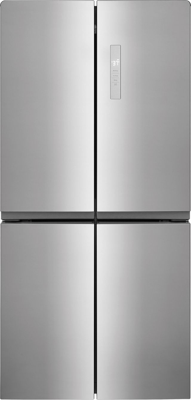 STAINLESS STEEL FOUR DOOR FRIGIDAIRE FRENCH DOOR REFRIGERATOR