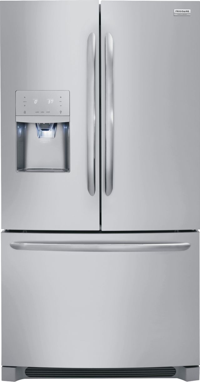 STAINLESS STEEL FRIGIDAIRE GALLERY FRENCH DOOR REFRIGERATOR