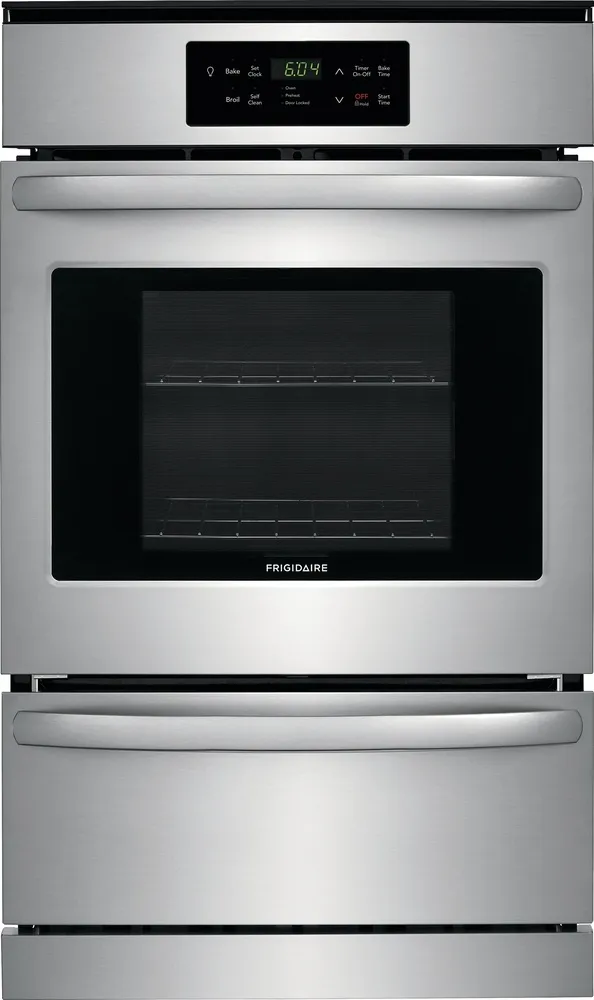 Front view of the Frigidaire FFGW2426US single gas wall oven 