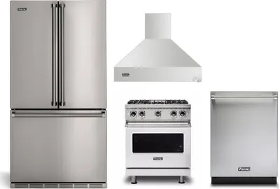 Viking 4 Piece Stainless Steel Kitchen Package