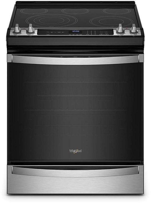 whirlpool slide in range with air fry