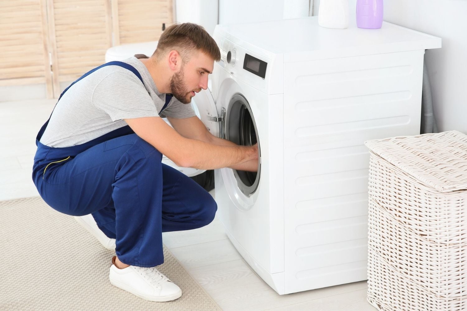 repairing washer not draining