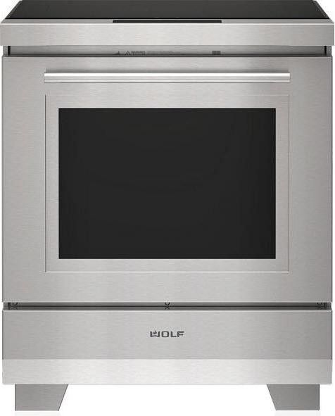 Stainless steel 30 inch wolf induction range