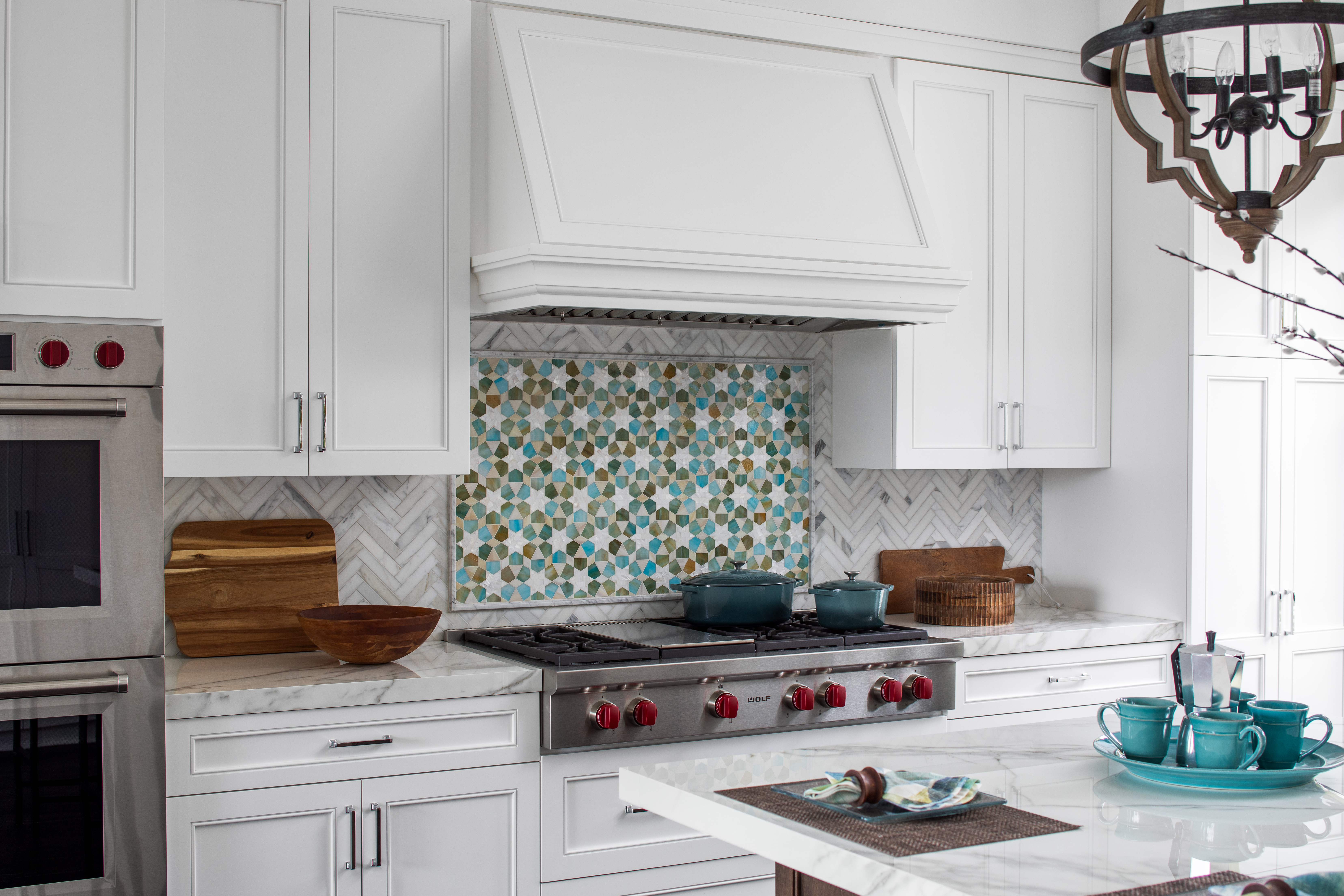 Wolf built-in gas cooktop