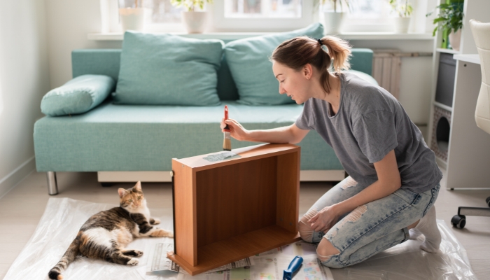 Don’t be afraid to get your creativity on with some DIY projects that reflect your personal style!