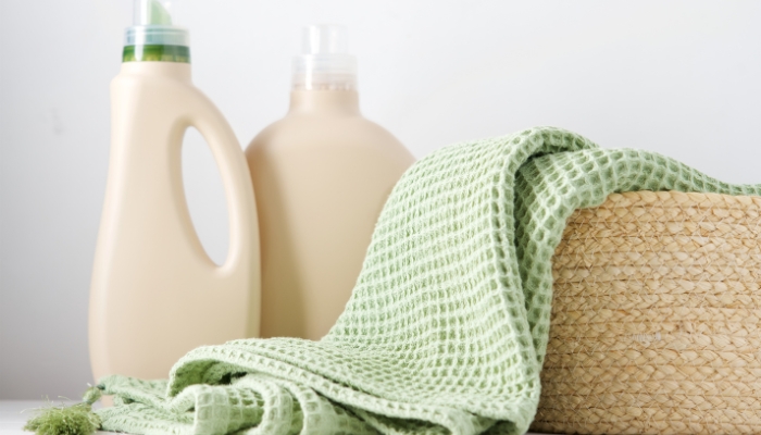 Be sure to get a soft detergent specifically made for fabric or leather sofas.