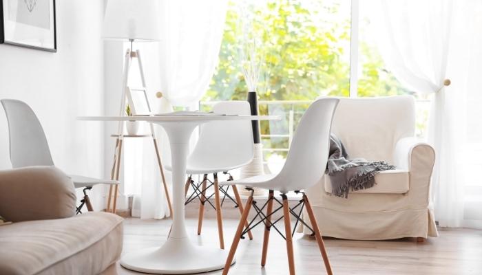 Living room with furniture