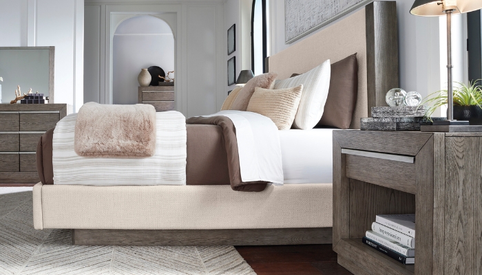 By bringing these tones to your space, create a calm, luxurious atmosphere.