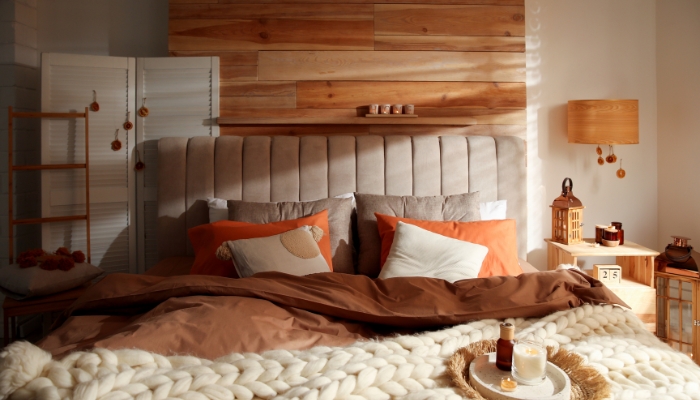 Feel warmer and cozier with the help of textures.