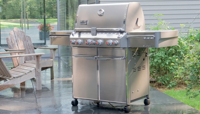 Stainless steel grill