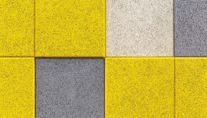 Closeup of acoustic textiles