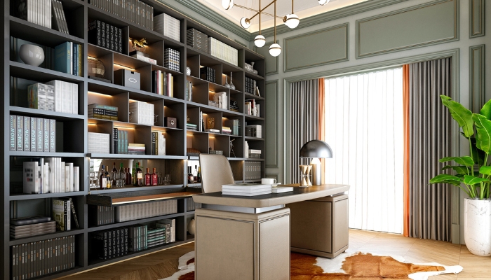 Luxury home office space