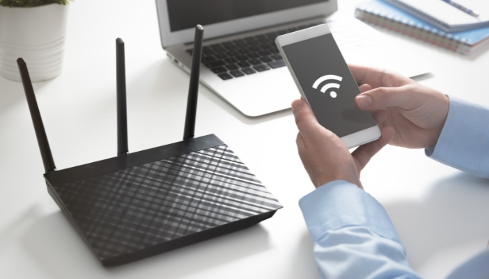 wifi connection and router