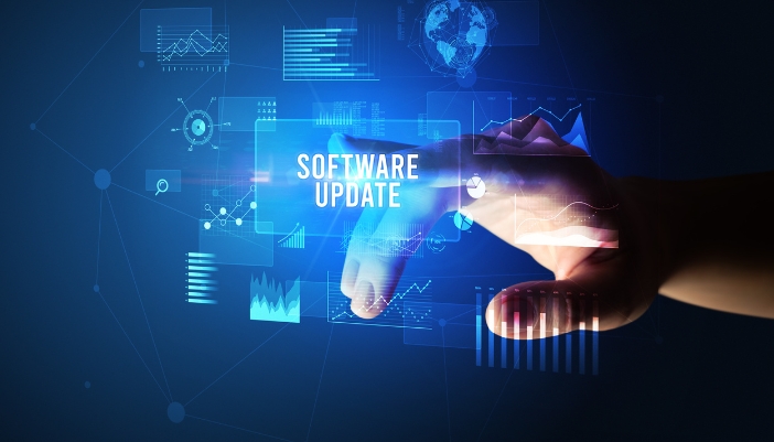 software update screen 