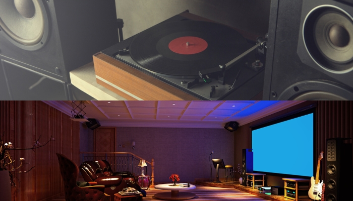 Comparison of a two-channel system vs a home theater