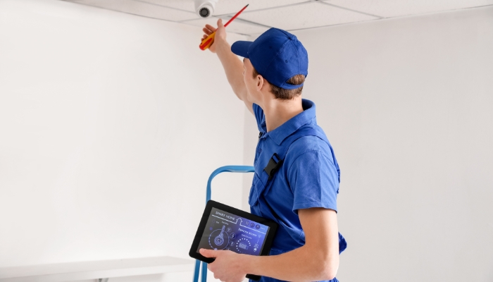 Professionally adding smart security surveillance cameras