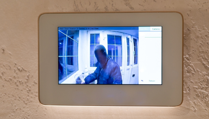 Video capture of a potential intruder