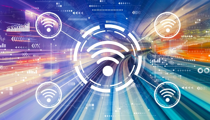 A concept image of really fast WiFi